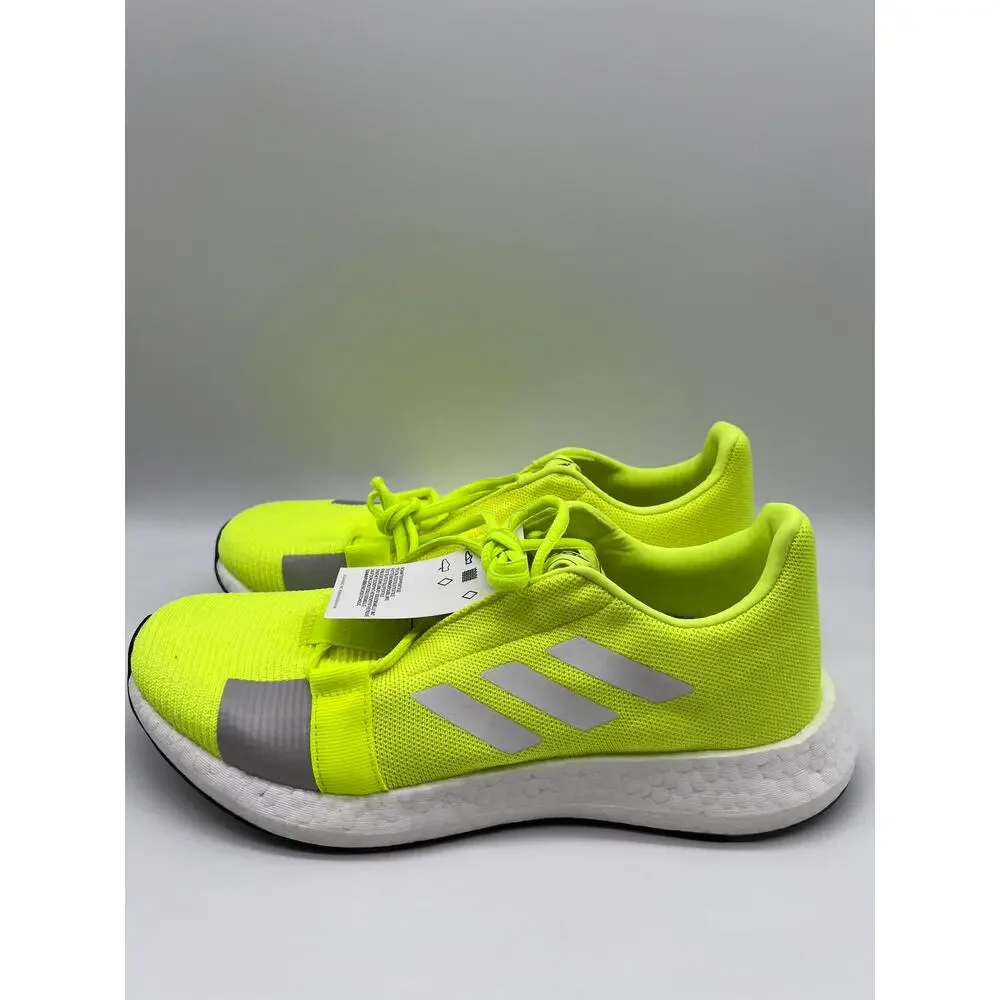 adidas Men's Senseboost GO Running Shoes Neon/Yellow Sneakers EF1580 Size 9.5